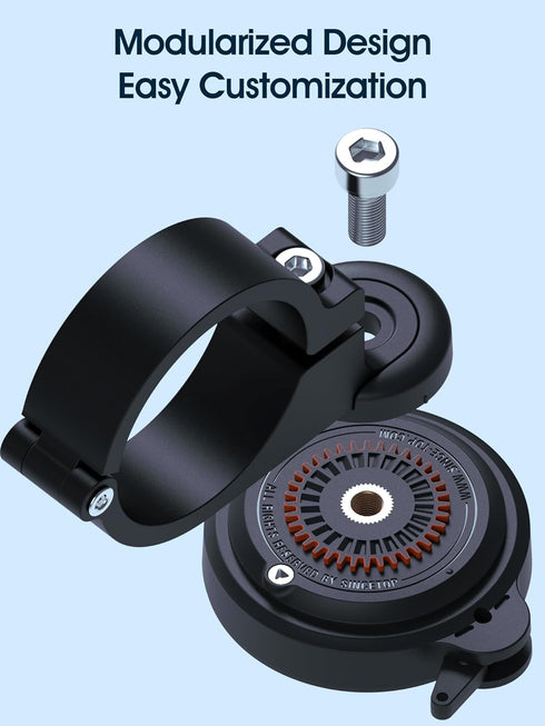 sincetop Series Q Quad Bike/Motorcycle Phone Mount, Quick Lock & Release, Aluminum Alloy Holder
