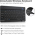 Skull Roses Keyboard Case for Kindle Fire HD 10 and Fire HD 10 Plus Tablet, 11th Generation 2021 Release, Slim Stand