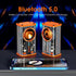 Transparent Wireless Bluetooth Speaker, Portable Mini Speaker with LED Colorful Lights, Stereo Sound TWS Small Speakers