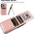 KIHUWEY iPhone 15 Pro Case Wallet, Flip Premium Leather Magnetic Clasp Kickstand Heavy Duty Protective Cover