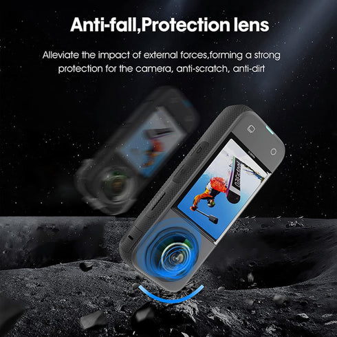 Adhesive Lens Cap for Insta360 X3 Camera, LICHIFIT Panoramic Lens Protector Sticky Guards Accessories