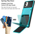 Vofolen Compatible with iPhone 12 Mini Case - 5G Wallet with 4-Card Slot, Anti-Scratch, Sky Blue
