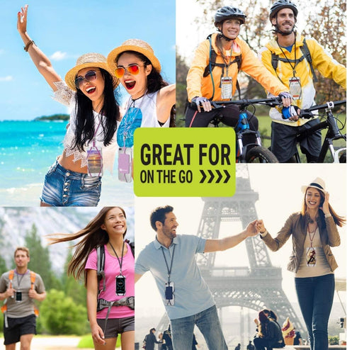 Gear Beast Cell Phone Lanyard with Adjustable Neck Strap, Compatible with iPhone Galaxy & Most Smartphones, Silicone