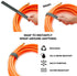 Storage Straps, Reusable Cable Ties, Hose Storage Accessories Holder for Home, Office, Garage Organization, 12" (Pack