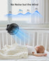 10000mAh 8-Inch 4 Koonie Clip on Fan Rechargeable, Battery Operated Desk Fan, USB Fan, Speeds, Strong Airflow, Sturdy
