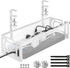 Under Desk Cable Management Tray, No Drill Cable Organizer for Desk, Cord Management Box for Office and Home Storage
