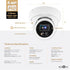 Hikvision/Uniview Compatible 4MP PoE IP Turret Dome Camera with Microphone, IP Security Camera Outdoor Rated,