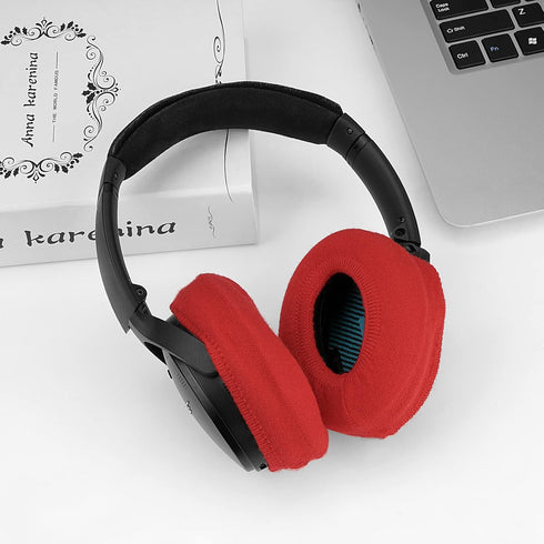 Geekria 2 Pairs Knit Headphones Ear Covers, Washable & Stretchable Protectors for Over-Ear Headsets