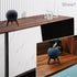 Real Wood Stand for HomePod Mini (2020), Wooden Tripod Holder with Metal Frame, Anti-Slip Silicone Pad (Walnut)
