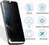 Mothca 2 Pack Anti-Spy Privacy Tempered PET Screen Protector for Samsung Galaxy S21 FE 5G, Fingerprint ID Compatible,