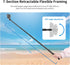 Mechrig 47" (8.8"-47.2") 360 13/12/11/10, Insta360 X5/X4/X3, 3 YD013 Invisible Selfie Stick for Action Cameras