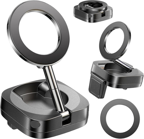 LISEN Universal Flight Airplane Phone Holder Mount for MagSafe Accessories, Handsfree Plane Phone Holder Travel