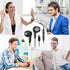 USB C Headphones for Samsung S24 Ultra S23 Fe S22+, Type C Earphones with Microphone, HiFi Stereo Volume Control, Wired