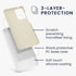 kwmobile Case for Samsung Galaxy A52 / A52 5G / A52s 5G - TPU Silicone Phone Cover with Soft Finish (White Matte)