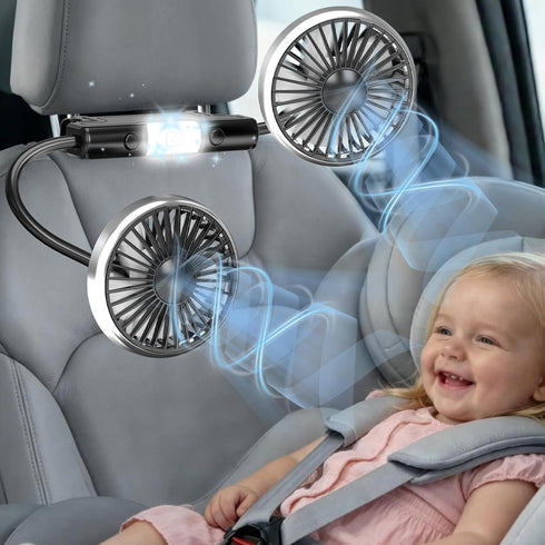 Car Seat Fan for Back Seat, Car Fans for Backseat for Kids(No