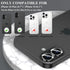 2X2 Pack 16 /16,Camera Alloy Metal Camera Lens Protector Compatible for iPhone Plus Cover Ring Tempered Glass