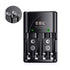 EBL Smart Rapid Charger for AA AAA 9V Rechargeable Batteries, Ni-MH Ni-CD Compatible