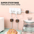 LUCKY BEAN 8 Pack Magnetic Cable Clips Cord Holder, Under Desk Cable Management, Adhesive Wire Holder Keeper Organizer