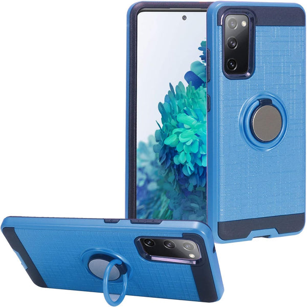 Phone Case with Ring Stand for Samsung Galaxy S20 FE 5G (SM-G781), RS2 Navy Blue