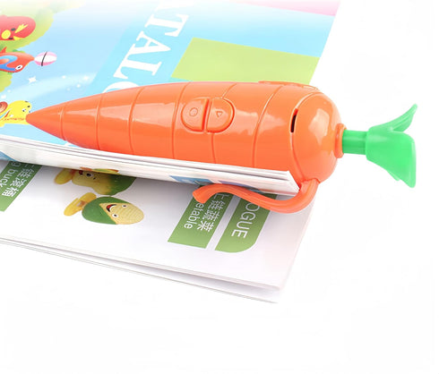 UMATRU 60-Second Voice Recorder with Playback & Audio Recorder Pen - Cute Carrot-Shaped Recorder Device, Smooth-Writing