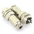5Pairs GX16 4Pin Male Female Circular Aviation Connector Plug, 16MM Wire Panel Metal Connector