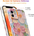 EYZUTAK Case for iPhone 11, Colorful Retro Oil Painting Printed Flower, Stylish Durable TPU Protective Case