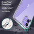 JETech Case for iPhone 12/12 Pro - 6.1-Inch Slim Shockproof Bumper Cover with 3-Way Metal Kickstand