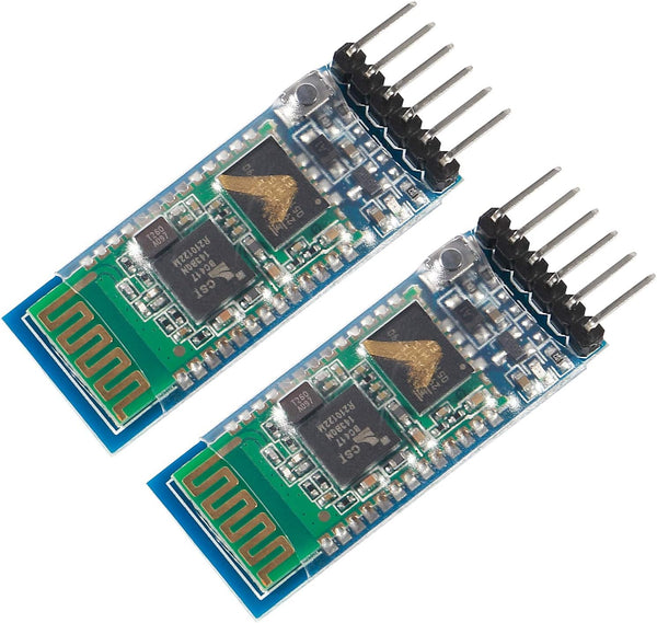 2PCS HC-05 Bluetooth Module, RF Wireless Transceiver for Integrated Serial Port Communication