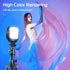 ULANZI VL66 RGB Adjustable Rechargeable Mini Video Light, 2500-6500K, Dimmable, Ultra Bright for DSLR
