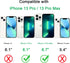 for iPhone 13 Pro and iPhone 13 Pro Max Camera Lens Protector, Anti-Scratch Tempered Glass Camera Screen Protector Shockproof Full Protective Camera Cover Case Friendly Lens Cover-Gold