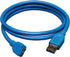 Tripp Lite U326-003 USB 3.0 Super Speed Device Cable - 5Gbps (A Male to Micro B Male), 3 Feet, Blue