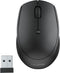 JLab GO Wireless Mouse, Black, Connect Via Bluetooth or USB Wireless Dongle, Multi-Device Toggle, Portable,
