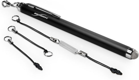 BoxWave Stylus Pen for Trimble Kenai (Stylus Pen EverTouch Capacitive Stylus, Fiber Tip Capacitive Stylus Pen for Trimble Kenai - Jet Black