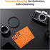 K&F Concept 52mm Lens Cap Cover, 4-in-1 Center Pinch Lens Cover with Anti-Loss Keeper Leash & Microfiber Cleaning Cloth