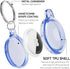 6 Pack Airtag Holder, Waterproof Air Tag Case with Keychain, Shockproof & Dustproof Airtag Holders for Dog Collar, Luggage, Keys, Full Body Anti-Scratch Protective (6 Colors)