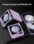 Thin Hard Matte Phone Case for Samsung Galaxy Z Flip 5 (2023) - Lilac, designed for Galaxy Z Flip5.
