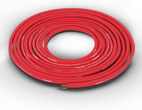 DS18 SW-16GA-100RB 16-GA Ultra Flex Speaker Wire Red and Black 100 Ft for Audio Applications