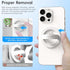Anteel Magnetic Silicone Ring Grip Phone Holder, Strong Magnetic Attraction, Comfy and Portable, Removable Finger Loop