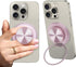 Baiwryxl Cell Phone Grip for Magnetic with Kickstand, Secure Hold for iPhone Magnetic Cases, Adjustable Foldable