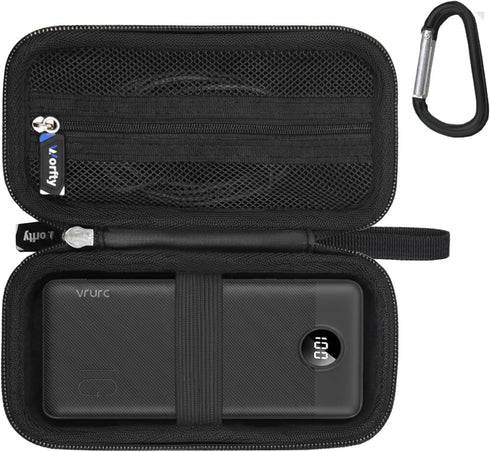worfty Case for VRURC for VEGER for charmast Portable Power Bank Built-in Cables
