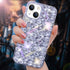 Bonitec 3D Glitter Sparkle Bling Case for iPhone 13 - Luxury Shiny Crystal Rhinestone Diamond Bumper Clear Gems