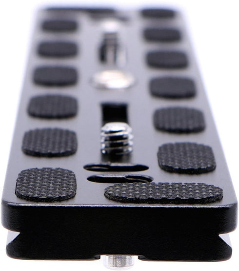 PU-200 200mm Universal Quick Release Plate Slide Rail with D-Ring Screw for Tripod DSLR Camera