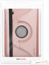 kwmobile Rotating Case for Samsung Galaxy Tab 2 7.0 P3110 / P3100, PU Leather Cover with Stand - Rose Gold