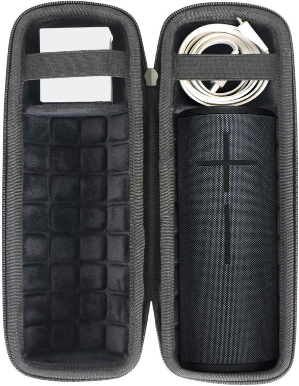 co2CREA Hard Travel Case for Ultimate Ears UE BOOM 4 / BOOM 3 Portable Bluetooth Wireless Speaker (Black Case)