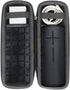 co2CREA Hard Travel Case for Ultimate Ears UE BOOM 4 / BOOM 3 Portable Bluetooth Wireless Speaker (Black Case)