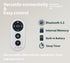 (PS600) Somnus Pro- Bluetooth Pillow Speaker, Sleep Headphones for Sleeping, AUX Support, Built-in White Noise&SD Card