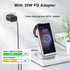 Wireless Charging Station for Samsung - Fast Charging Wireless Charger for Galaxy S23 Ultra/S23/S23+/Z Flip/Fold 5/4/3,