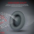 Krone Kalpasmos Earpad Replacement for Beats Studio 2 & 3 - Premium Grey Protein Leather Memory Foam, Easy Install Kits.