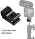 Weewooday 8 Pack 1/4"-20 Set Hot Shoe Adapter Kit, Cold Shoe Mount & Flash Stand Mount for DSLR Camera Rig, Tripod