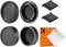 K&F Concept F Mount Lens Cap & Body Cap Cover Kit for Nikon F Mount Cameras D5 D6 D500 D610 D750 D780